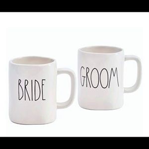 Rae Dunn set of two mugs – Bride and Groom